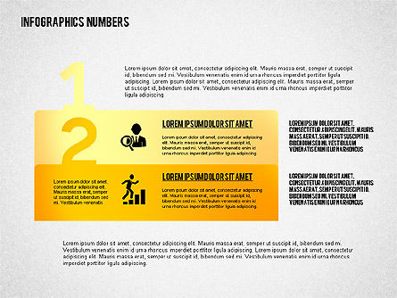 Options avec des nombres et des icônes, Diapositive 2, 02279, Schémas d'étapes — PoweredTemplate.com