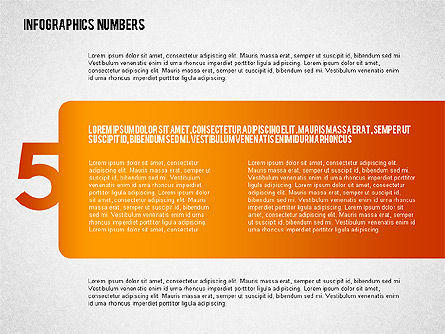 숫자와 아이콘이있는 옵션, 슬라이드 5, 02279, 단계 도표 — PoweredTemplate.com