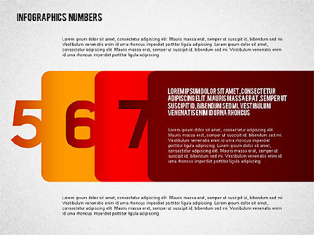 Opzioni con i numeri e le icone, Slide 7, 02279, Diagrammi Palco — PoweredTemplate.com