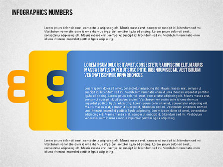 Opções com números e ícones, Deslizar 9, 02279, Diagramas de Etapas — PoweredTemplate.com