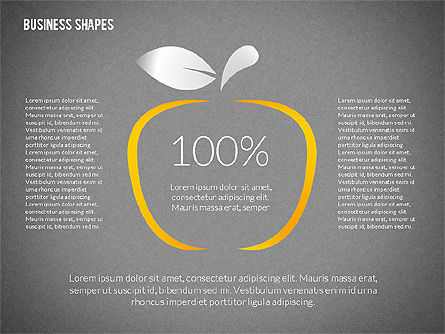 Growth Ideas Shapes, Slide 10, 02282, Shapes — PoweredTemplate.com