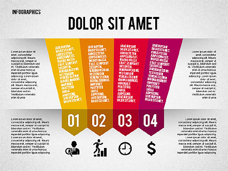 Gefaltete Banner-Infografiken, Folie 4, 02285, Infografiken — PoweredTemplate.com
