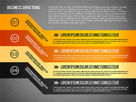 Options d'entrelacement ornés, Diapositive 16, 02288, Schémas d'étapes — PoweredTemplate.com