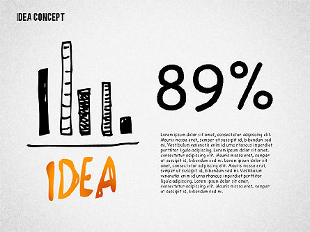 Diagramas de Doodle de la Idea, Diapositiva 7, 02296, Plantillas de presentación — PoweredTemplate.com