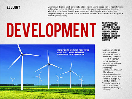Ecology Word Cloud Presentation Template, Slide 6, 02297, Presentation Templates — PoweredTemplate.com