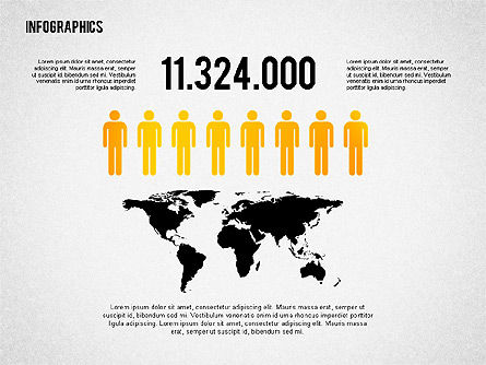 Zakelijke presentatie met infographics, Dia 7, 02300, Presentatie Templates — PoweredTemplate.com