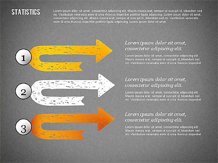 Diagrammes statistiques, Diapositive 11, 02303, Modèles commerciaux — PoweredTemplate.com