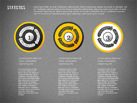 Diagramas de estadísticas, Diapositiva 13, 02303, Modelos de negocios — PoweredTemplate.com