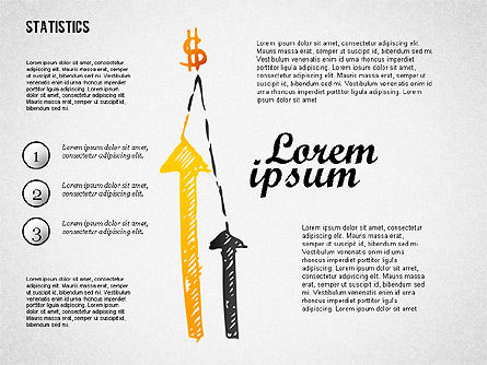 Diagramas de estadísticas, Diapositiva 2, 02303, Modelos de negocios — PoweredTemplate.com