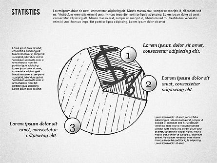 Diagramas de estadísticas, Diapositiva 4, 02303, Modelos de negocios — PoweredTemplate.com