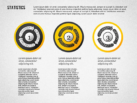 Diagrammes statistiques, Diapositive 5, 02303, Modèles commerciaux — PoweredTemplate.com