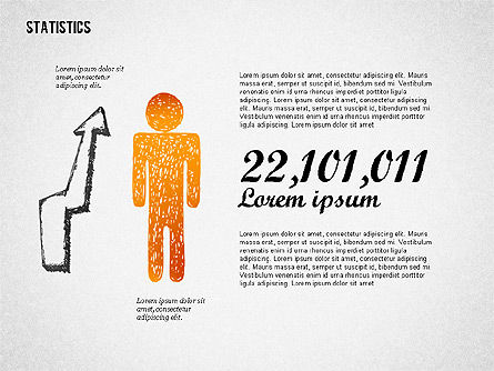Diagrammes statistiques, Diapositive 8, 02303, Modèles commerciaux — PoweredTemplate.com