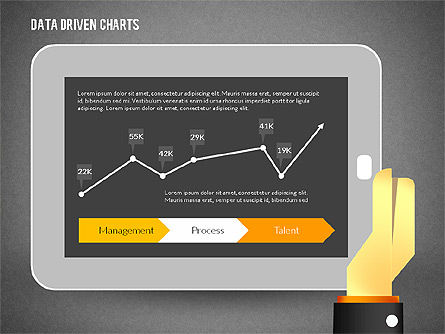 Touchpad Datengesteuertes Diagramm, Folie 14, 02304, Datengetriebene Diagramme und Charts — PoweredTemplate.com