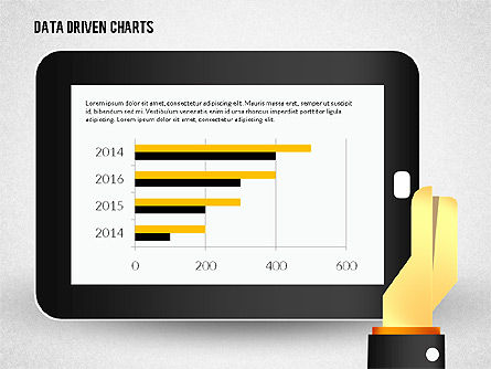 Touchpad Datengesteuertes Diagramm, Folie 8, 02304, Datengetriebene Diagramme und Charts — PoweredTemplate.com