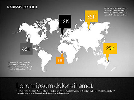 Presentación del negocio en estilo plano moderno, Diapositiva 15, 02305, Plantillas de presentación — PoweredTemplate.com