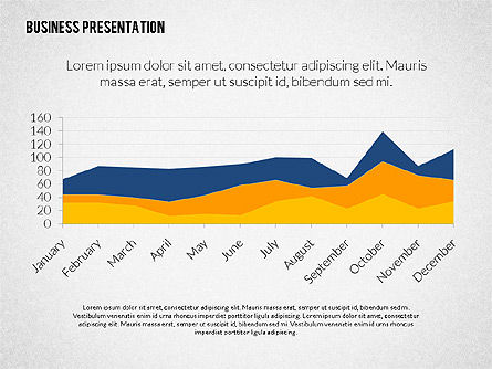 Presentación moderna de negocios en diseño plano, Diapositiva 7, 02308, Plantillas de presentación — PoweredTemplate.com