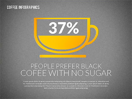 Infografica di caffè, Slide 14, 02311, Infografiche — PoweredTemplate.com