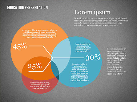 교육 프리젠 테이션 템플릿, 슬라이드 13, 02313, 교육 차트 및 도표 — PoweredTemplate.com