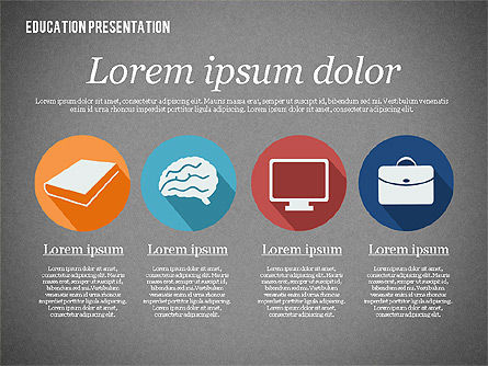 Onderwijs presentatiesjabloon, Dia 14, 02313, Educatieve Grafieken en Diagrammen — PoweredTemplate.com