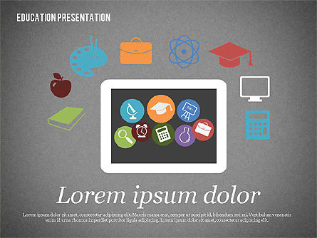Education Presentation Template, Slide 15, 02313, Education Charts and Diagrams — PoweredTemplate.com