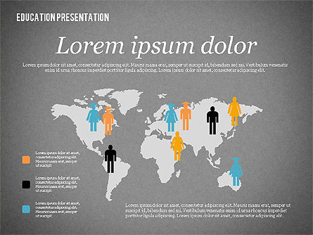 Onderwijs presentatiesjabloon, Dia 16, 02313, Educatieve Grafieken en Diagrammen — PoweredTemplate.com