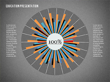 Modèle de présentation de l'éducation, Diapositive 9, 02313, Graphiques et schémas pédagogiques — PoweredTemplate.com