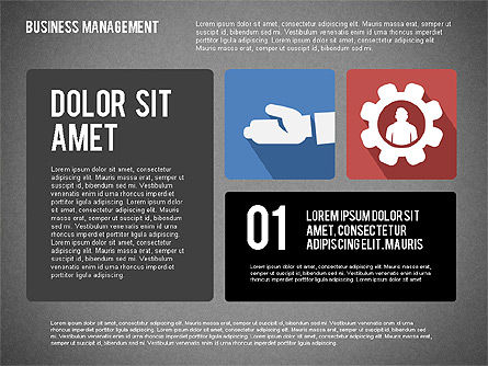 Business management presentatiesjabloon, Dia 11, 02314, Presentatie Templates — PoweredTemplate.com