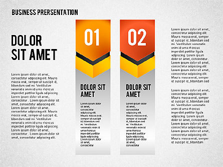 Boîte à outils à quatre étapes, Diapositive 2, 02317, Schémas d'étapes — PoweredTemplate.com