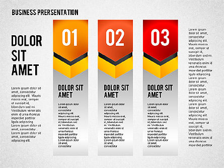 4 단계 도구 상자, 슬라이드 3, 02317, 단계 도표 — PoweredTemplate.com