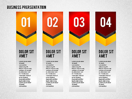 Four Steps Toolbox, Slide 4, 02317, Stage Diagrams — PoweredTemplate.com