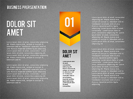 4 단계 도구 상자, 슬라이드 9, 02317, 단계 도표 — PoweredTemplate.com