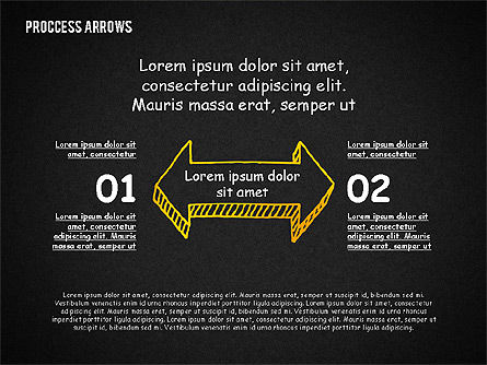 Process Arrows Toolbox, Slide 11, 02318, Process Diagrams — PoweredTemplate.com