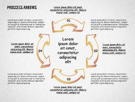 Process Arrows Toolbox, Slide 6, 02318, Process Diagrams — PoweredTemplate.com
