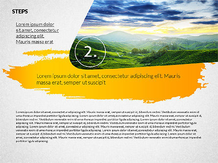 Présentation écologique en quatre étapes, Diapositive 3, 02320, Modèles de présentations — PoweredTemplate.com