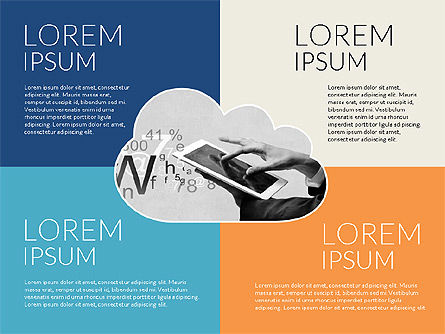 Modèle de présentation coloré et élégant, Diapositive 10, 02322, Modèles de présentations — PoweredTemplate.com