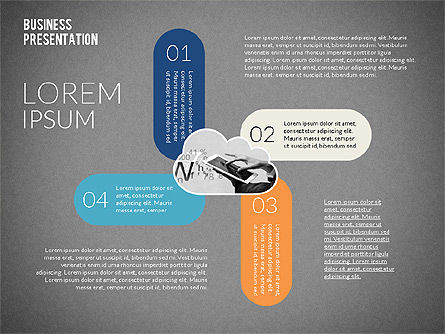 Modèle de présentation coloré et élégant, Diapositive 15, 02322, Modèles de présentations — PoweredTemplate.com