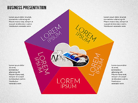 Modèle de présentation coloré et élégant, Diapositive 6, 02322, Modèles de présentations — PoweredTemplate.com