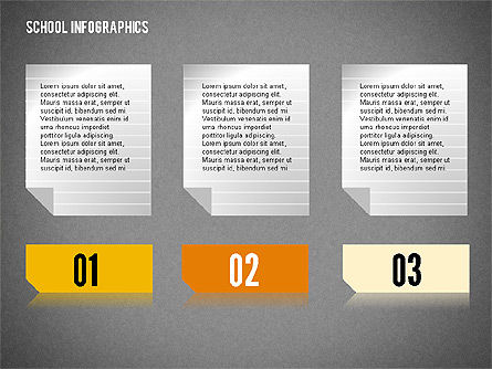 Infographie scolaire moderne, Diapositive 14, 02327, Infographies — PoweredTemplate.com