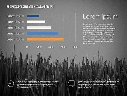 Plantilla de presentación de datos dirigida por datos, Diapositiva 12, 02328, Plantillas de presentación — PoweredTemplate.com