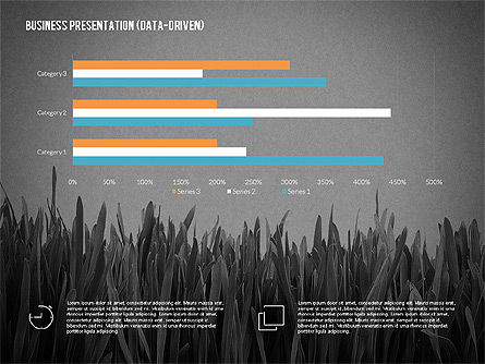 Plantilla de presentación de datos dirigida por datos, Diapositiva 14, 02328, Plantillas de presentación — PoweredTemplate.com