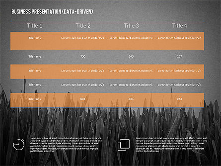 Data Driven Business Presentation Template, Slide 15, 02328, Presentation Templates — PoweredTemplate.com