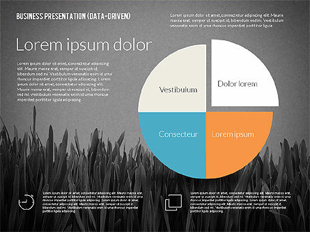 Plantilla de presentación de datos dirigida por datos, Diapositiva 16, 02328, Plantillas de presentación — PoweredTemplate.com