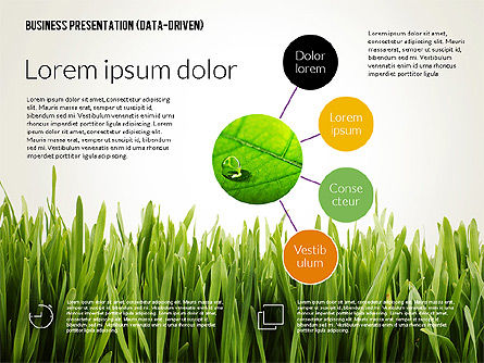 Modèle de présentation d'entreprise piloté par les données, Diapositive 3, 02328, Modèles de présentations — PoweredTemplate.com
