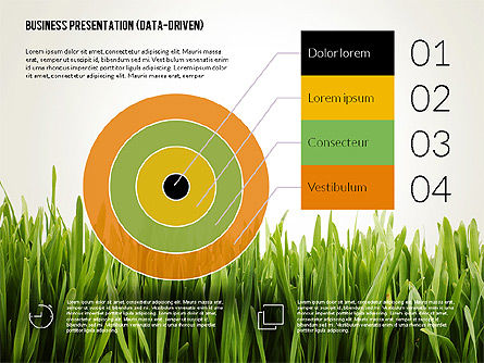 Plantilla de presentación de datos dirigida por datos, Diapositiva 5, 02328, Plantillas de presentación — PoweredTemplate.com