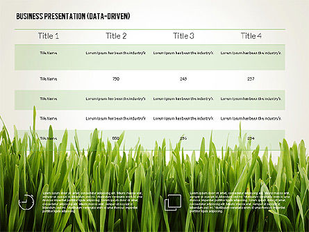 Plantilla de presentación de datos dirigida por datos, Diapositiva 7, 02328, Plantillas de presentación — PoweredTemplate.com