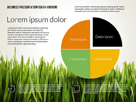 Plantilla de presentación de datos dirigida por datos, Diapositiva 8, 02328, Plantillas de presentación — PoweredTemplate.com
