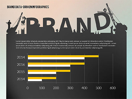 Modèle de présentation de la marque de construction (piloté par les données), Diapositive 8, 02332, Modèles de présentations — PoweredTemplate.com