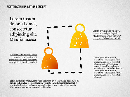 Concepto de Comunicación Boceto, Diapositiva 6, 02335, Plantillas de presentación — PoweredTemplate.com