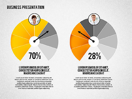 Business Presentation with Character, Slide 7, 02339, Presentation Templates — PoweredTemplate.com