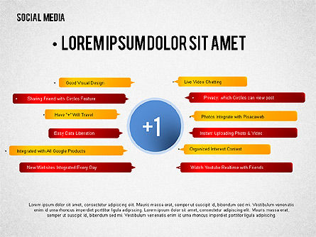 Template Presentasi Media Sosial, Slide 3, 02340, Infografis — PoweredTemplate.com